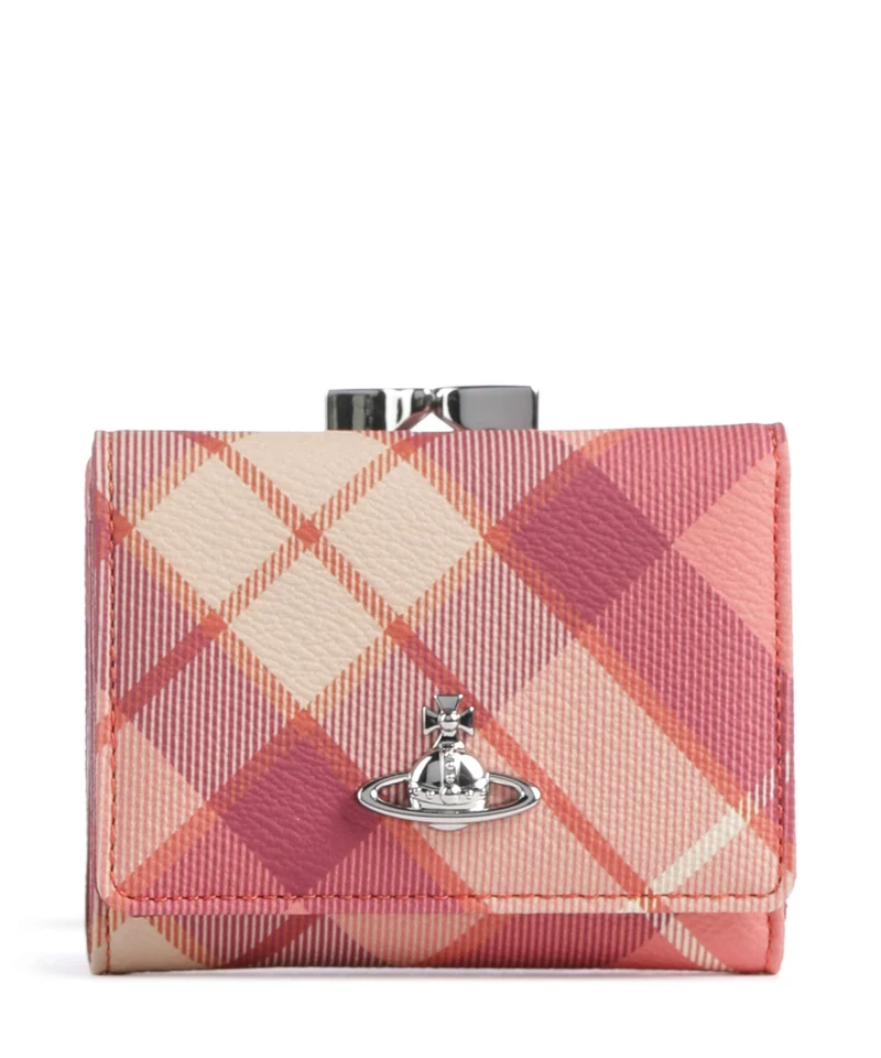 Vivienne Westwood Frame Buccia D'Arancia Small Monedero fraser pink