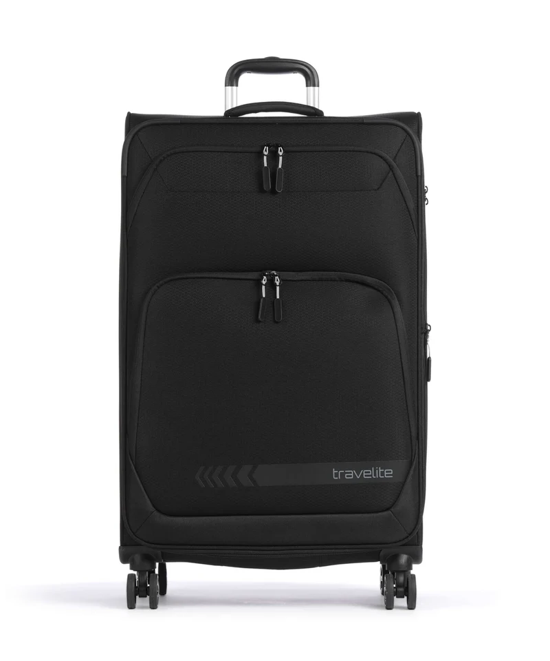 Travelite Kick Off Maleta con 4 ruedas black