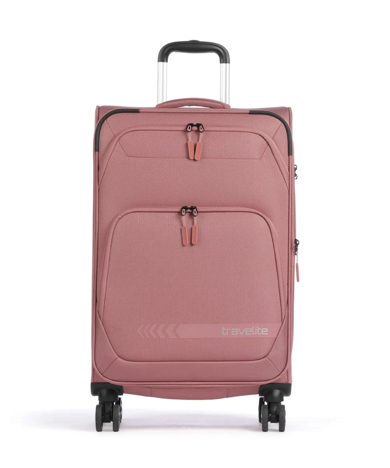 Travelite Kick Off Maleta con 4 ruedas blush
