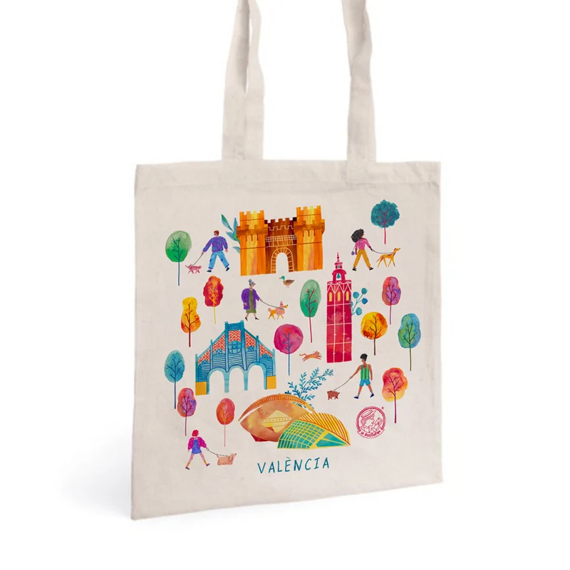 Tote bag 'Monumentos de Valencia'