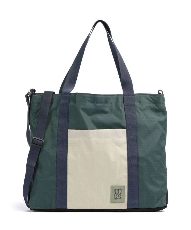 Topo Designs Mountain Essential Bolsa shopping forest/bone white