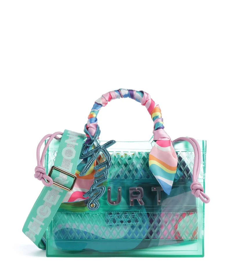Kurt Geiger Jelly Small Bolso de mano pale green