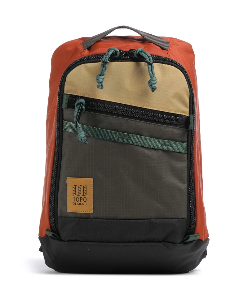 Topo Designs Mountain Mochila sling woodland/terracotta