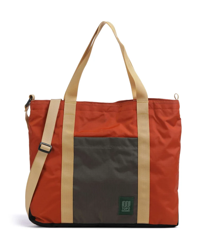 Topo Designs Mountain Essential Bolsa shopping woodland/terracotta