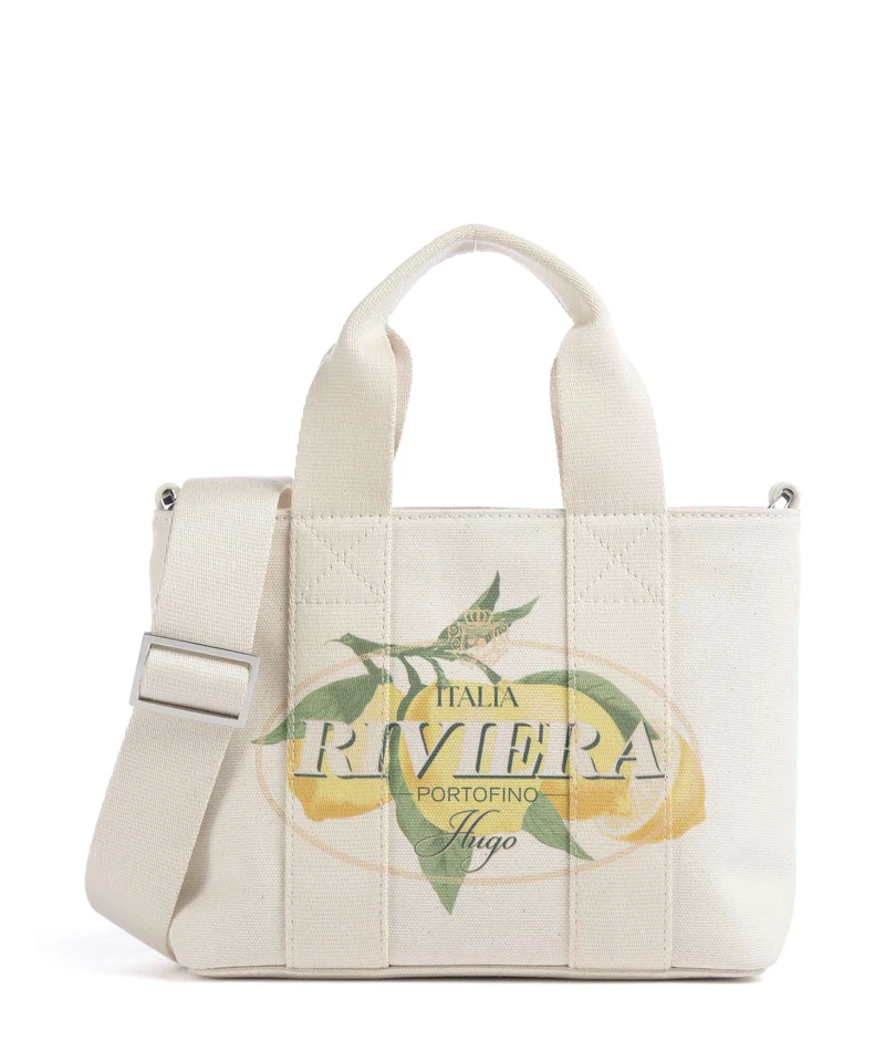 Hugo Becky Mini Bolso de mano open white