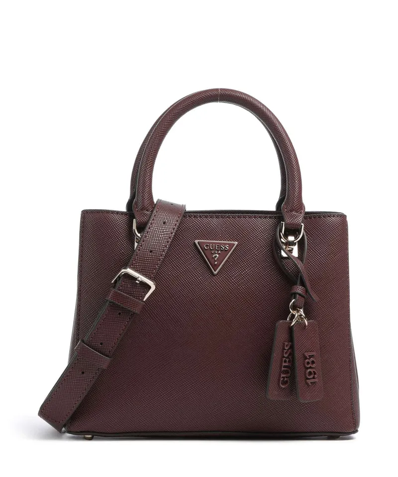 Guess Noelle II Small Bolso de mano burgundy