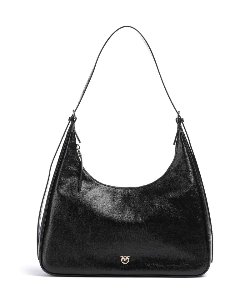 Pinko Miss Pinko Classic Bolso de hobo nero limousine/oro