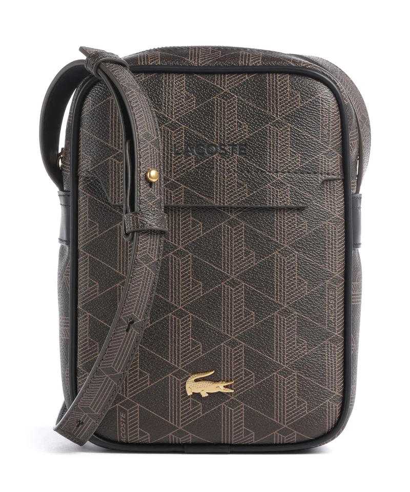 Lacoste The Blend Bandolera mono slate black shitake
