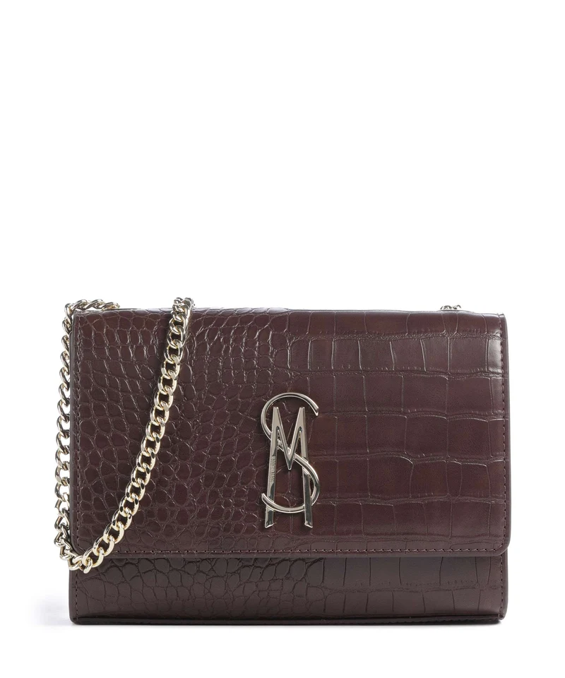 Steve Madden BRAMONIE Bandolera chocolate/gold