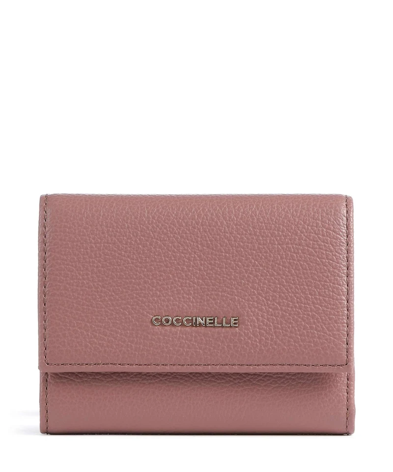 Coccinelle Metallic Soft Monedero winter rose