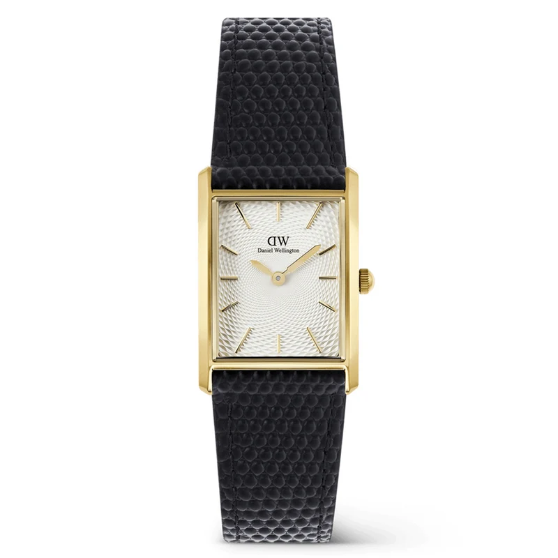 Daniel Wellington Bound Black Lizard Wit Guilloché Unisex Horloge DW00100899