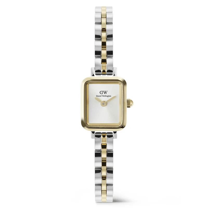 Daniel Wellington Quadro Mini Arch 3-Link Bicolor Dameshorloge DW00100925