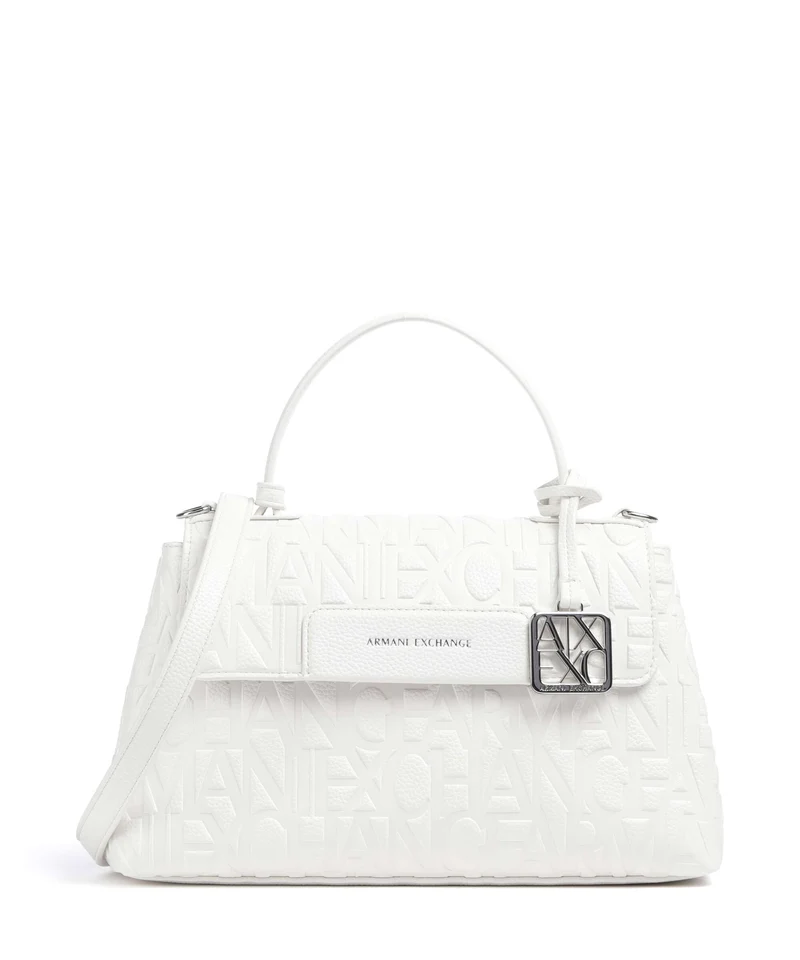 Armani Exchange Liz Bolso de mano off white