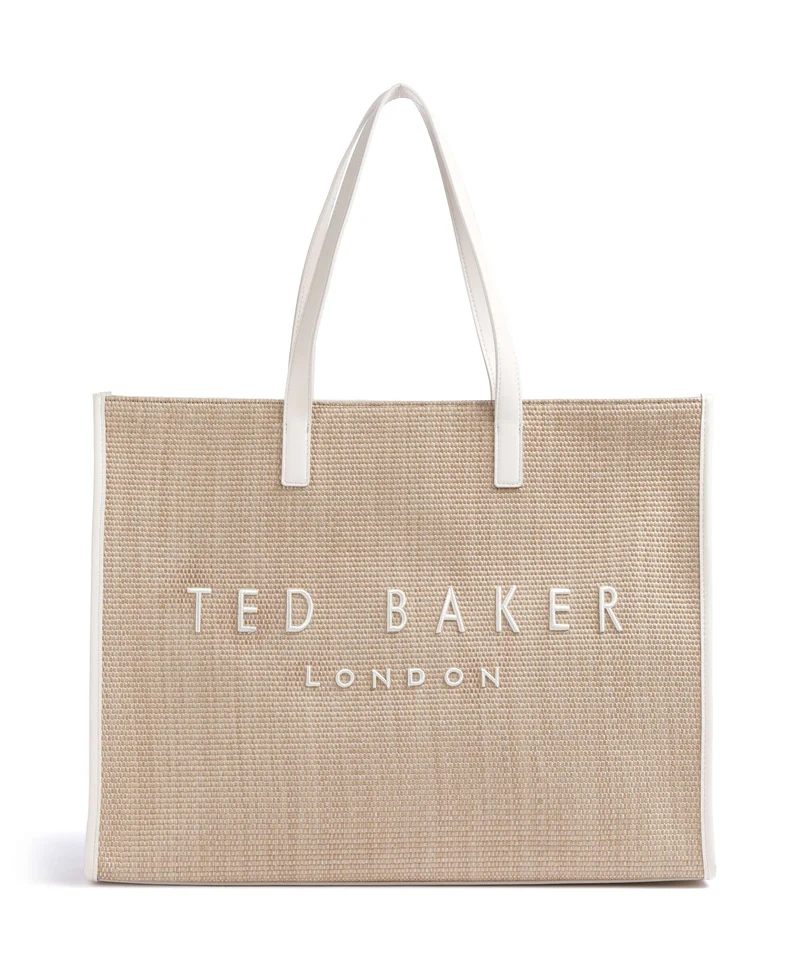 Ted Baker Pallmer Bolsa shopping ivory