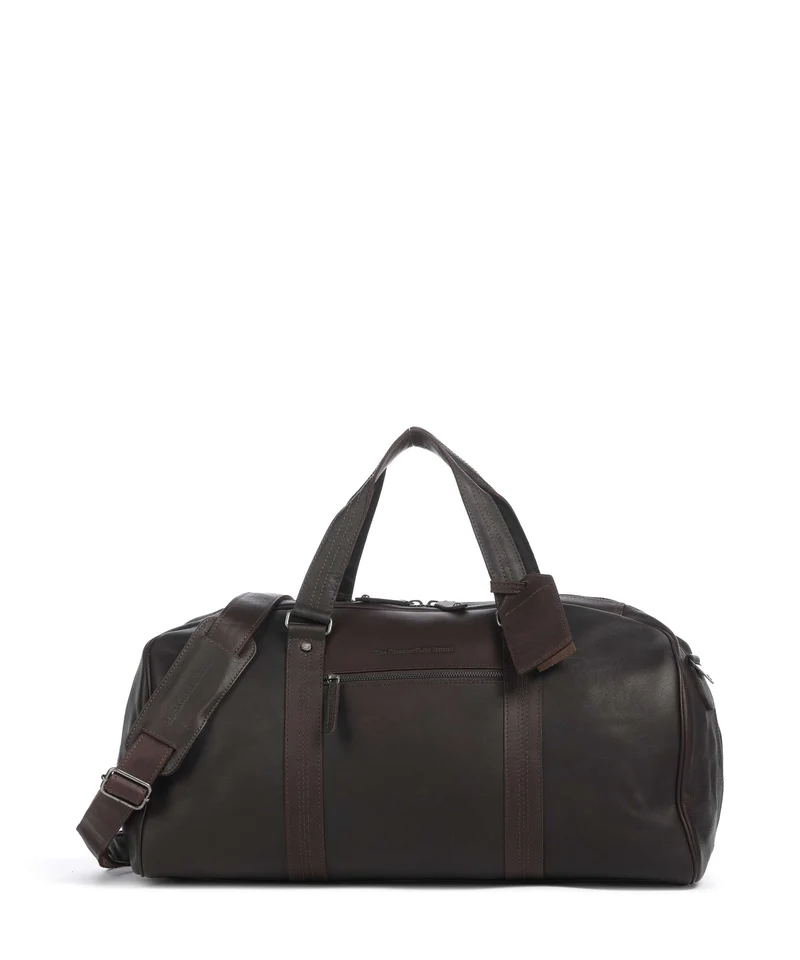 The Chesterfield Brand Wax Pull Up Cow Rivaro Bolsa de fin de semana brown