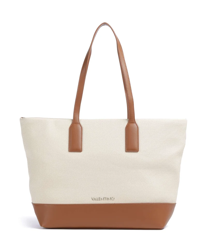 Valentino Bags Atena Re Bolsa shopping naturale/cuoio
