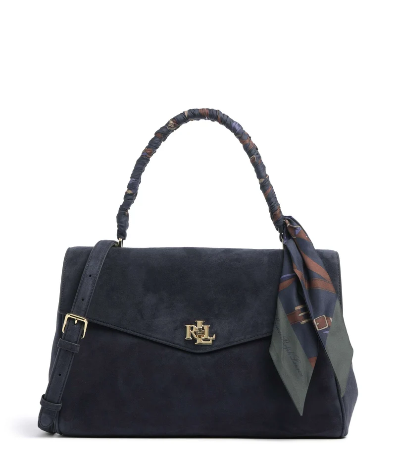 Lauren Ralph Lauren Farrah Medium Bolso de mano lauren navy/urban bltng/navy multi