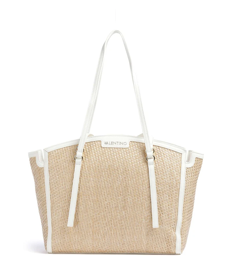 Valentino Bags Demetra Bolsa shopping natur/bianco