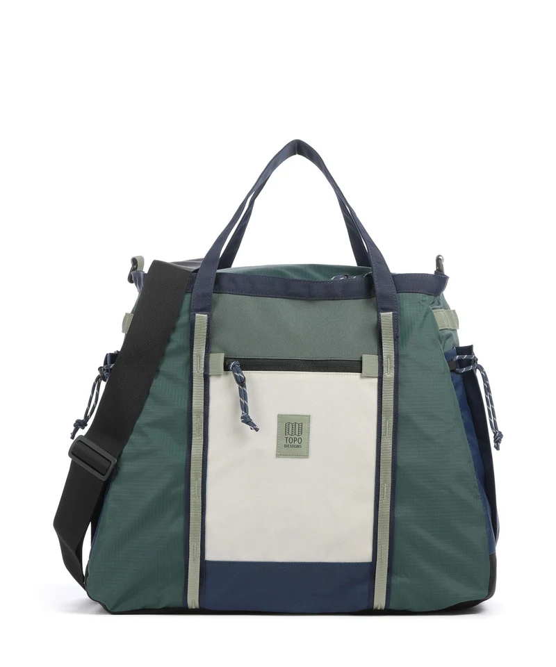 Topo Designs Mountain Gear Bolsa shopping forest/bone white