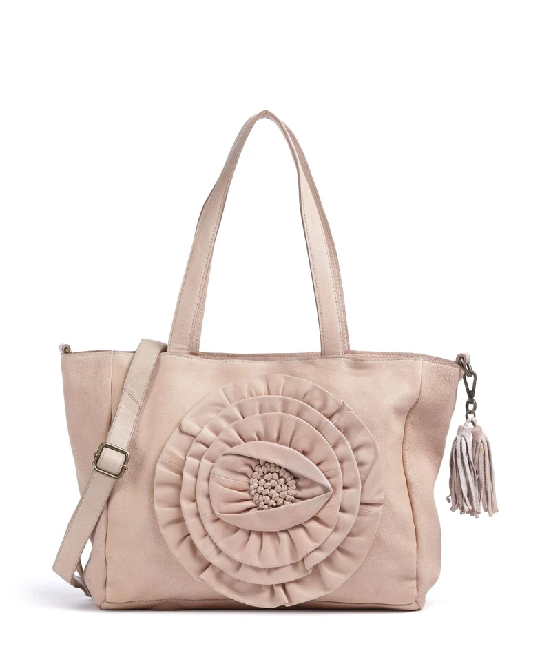 Taschendieb Wien Rosenhügelstrasse 2 Bolsa shopping linen rose