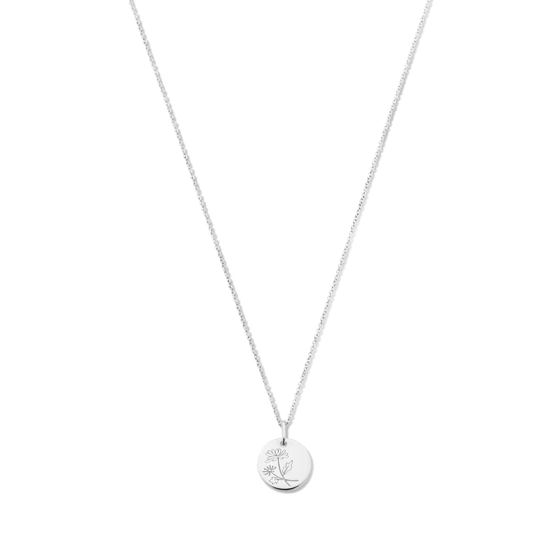 Violet Hamden Venus 925 Sterling Zilveren Ketting met geboortebloem VH340026-SEP