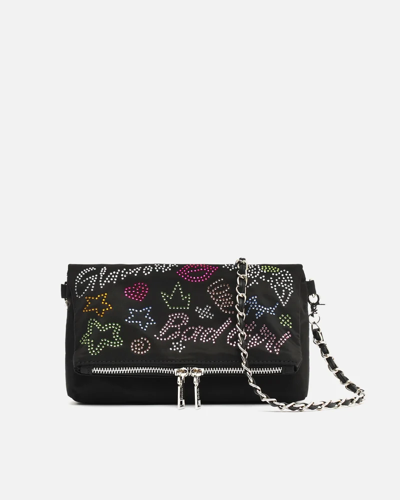 Tigris bolso bandolera de fiesta con detalles brillantes ED.