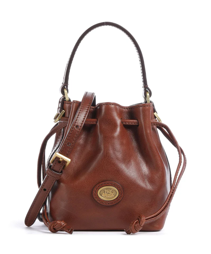The Bridge Story Donna Bucket bolso de mano marrone