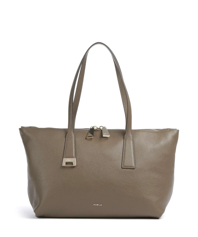 Furla Olivia M Bolsa shopping muddy gray