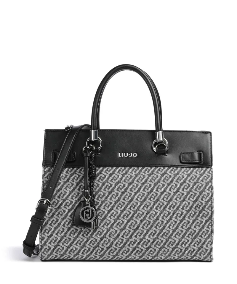 Liu Jo Manhattan M Bolso de mano grigio denim