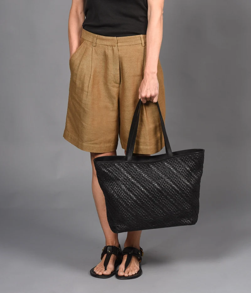 Shopper de piel THB Plait