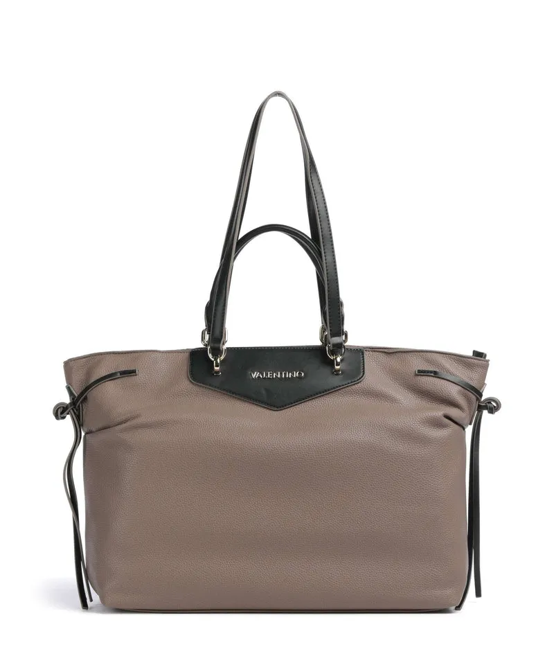 Valentino Bags Fiamma Re Bolsa shopping taupe/nero