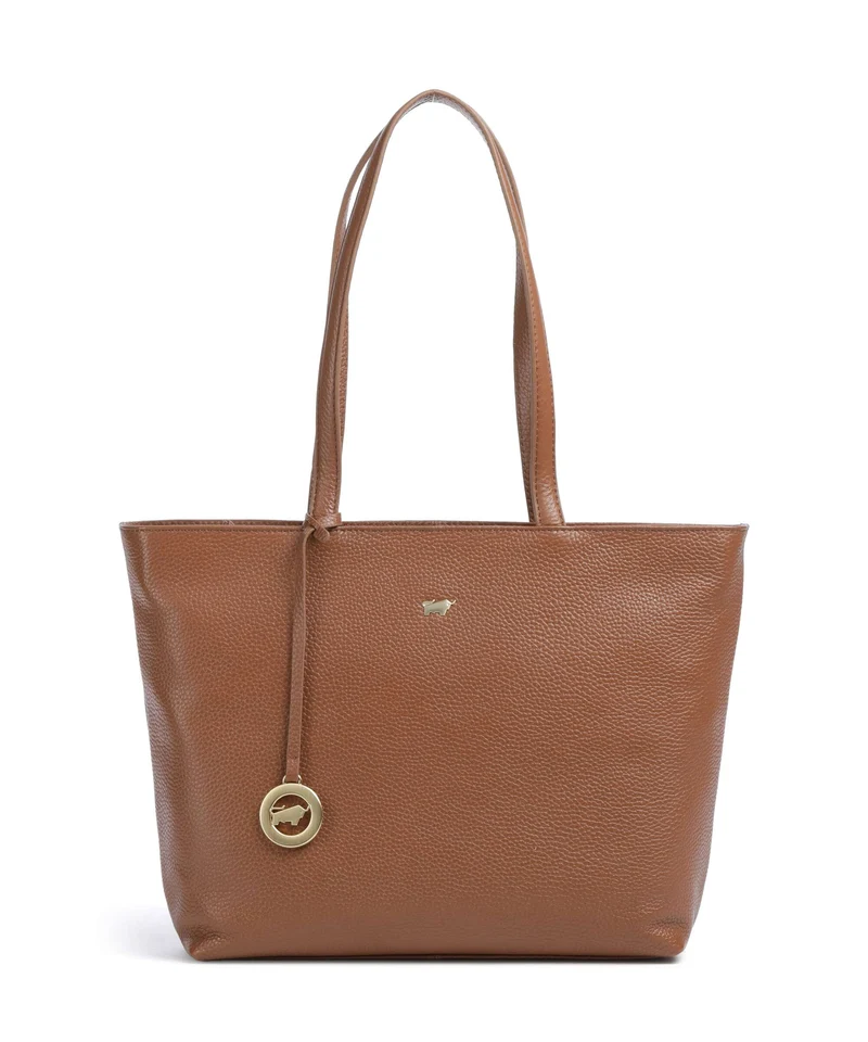 Braun Büffel Hanna S Bolsa shopping saddle brown