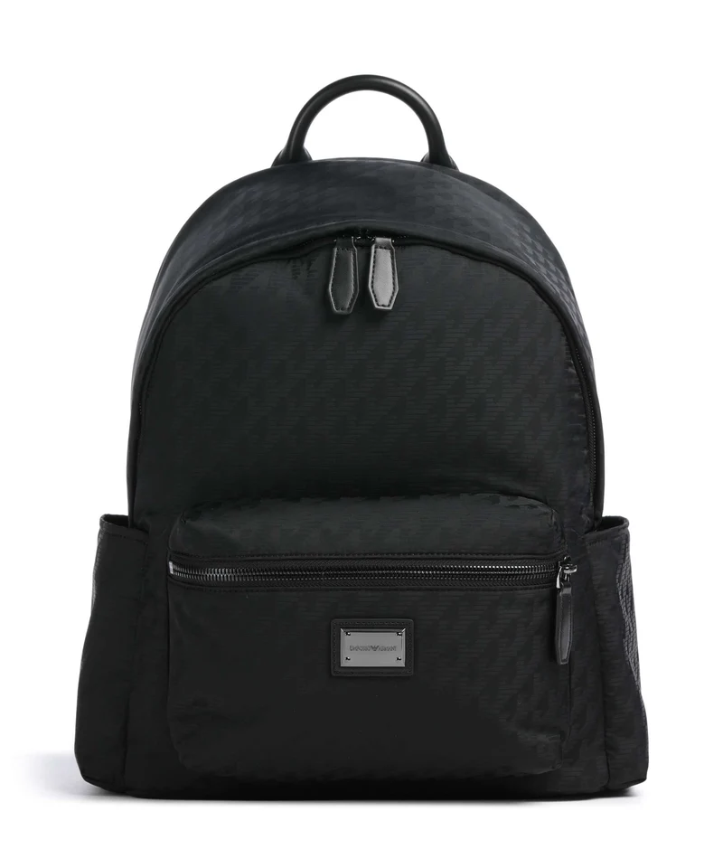 Emporio Armani Eagle All Over Mochila black beauty