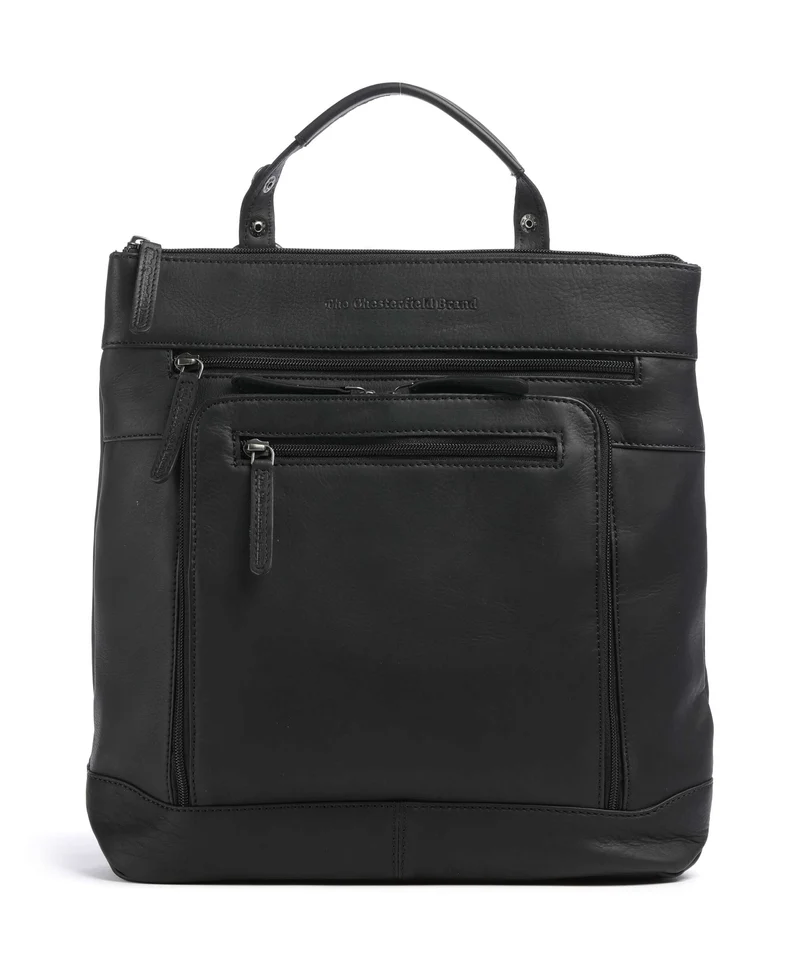 The Chesterfield Brand Wax Pull Up Cow Caldero Mochila black