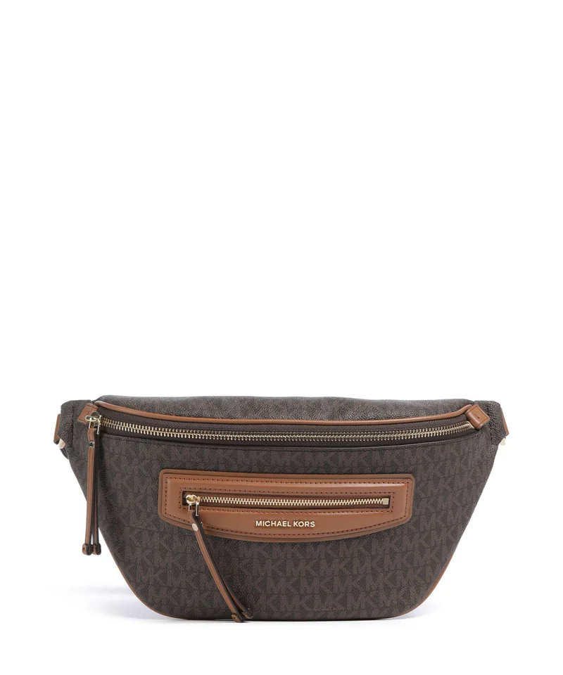 Michael Kors Jet Set Travel Medium Riñonera brown/acorn
