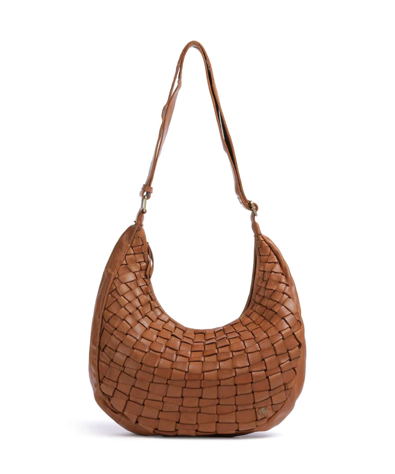 Depeche Warsaw Bolso de hobo vintage cognac