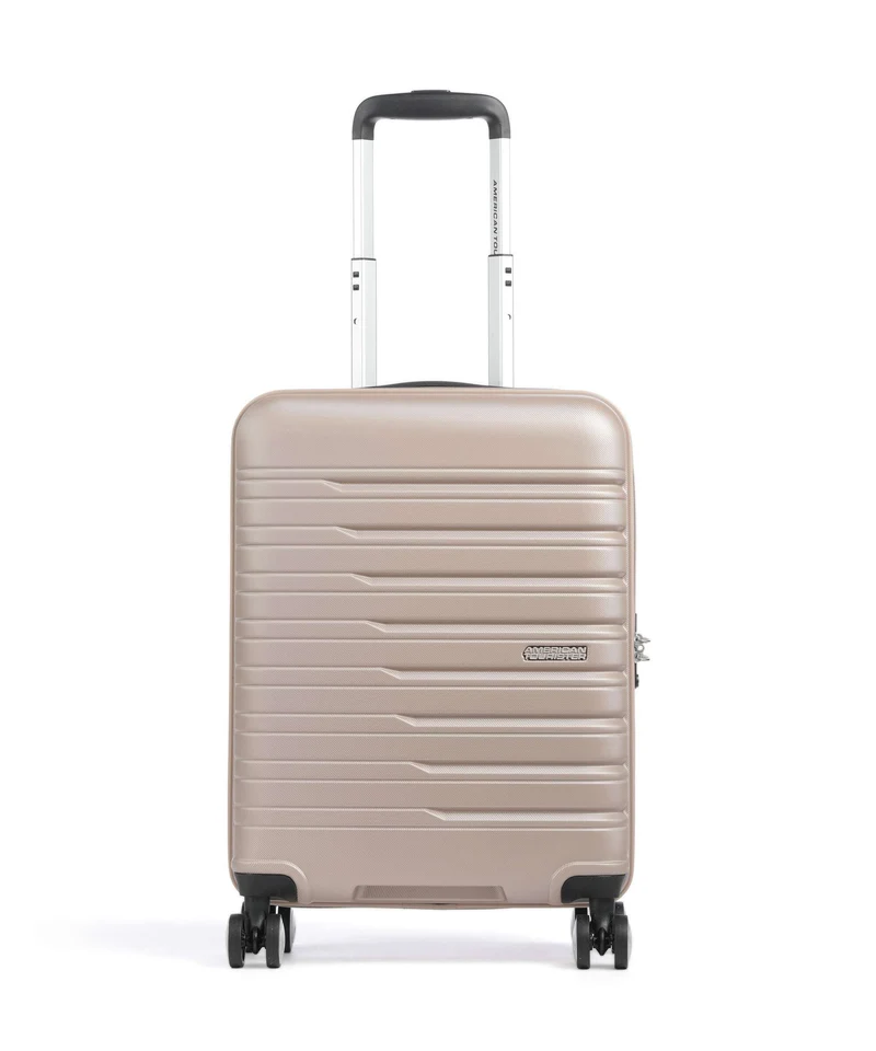 American Tourister Flashline Maleta con 4 ruedas ivory gold