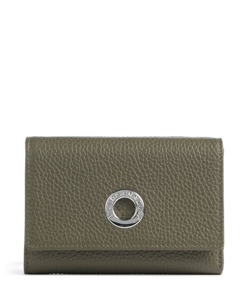 Mandarina Duck Mellow Leather Monedero winter olive