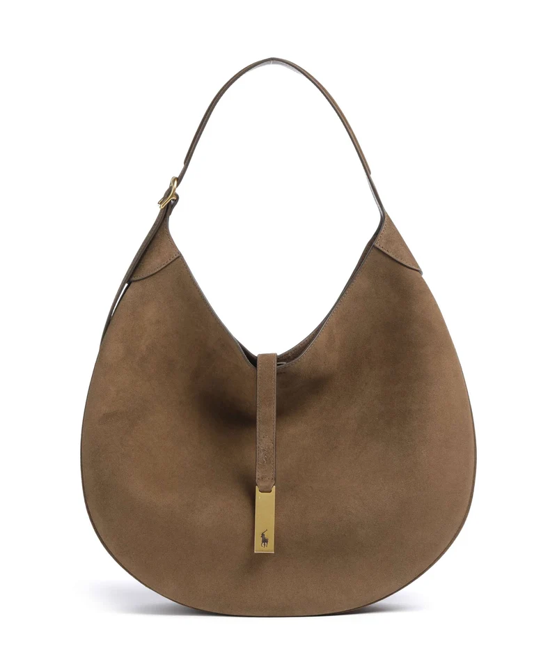 Polo Ralph Lauren ID Collection Medium Bolso de hobo gingerbread