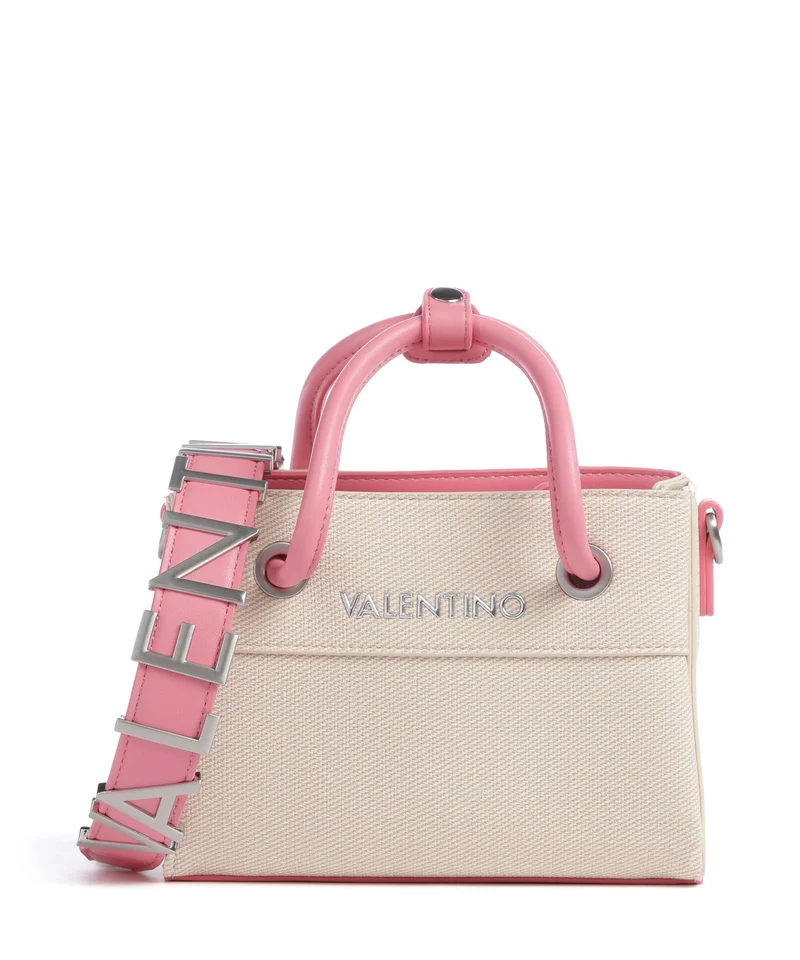 Valentino Bags Alexia Summer Bolso de mano naturale/rosa