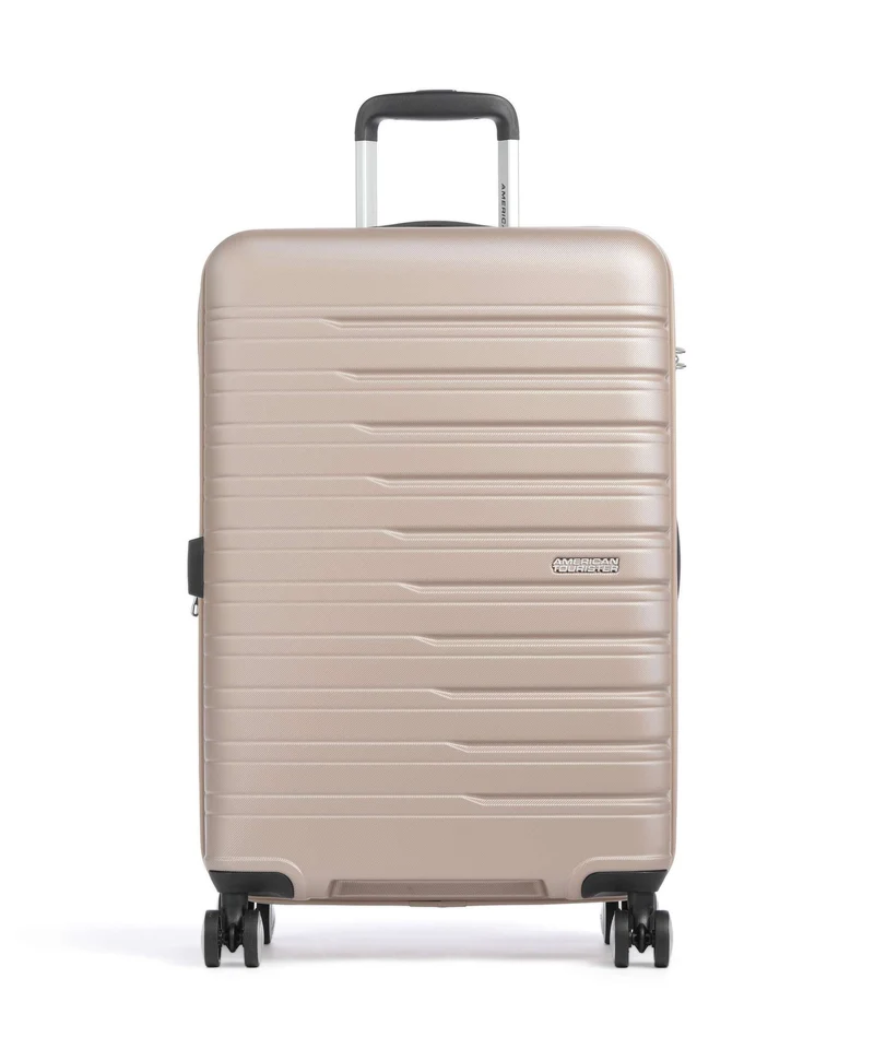 American Tourister Flashline Maleta con 4 ruedas ivory gold