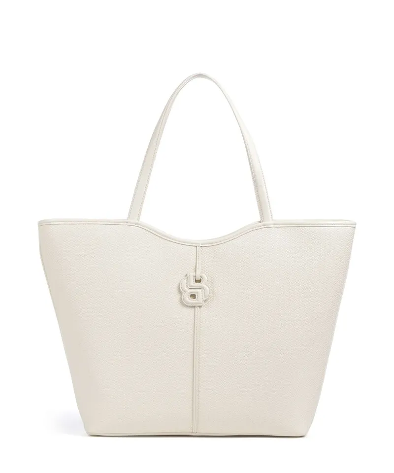 BOSS Anett Big Bolsa shopping open white