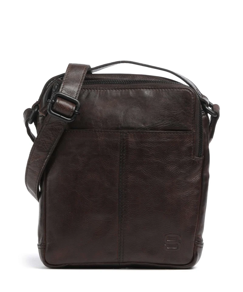 Spikes & Sparrow Apache Moses Bandolera dark brown