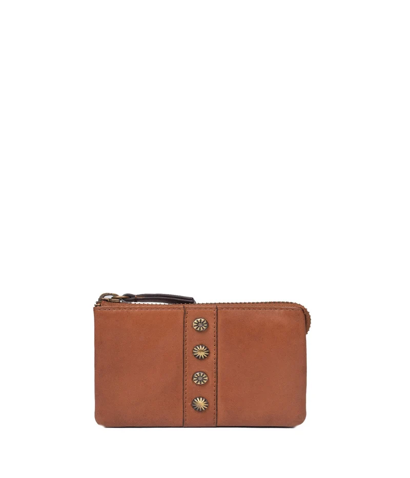 Billetera-monedero grande de piel THB Shell