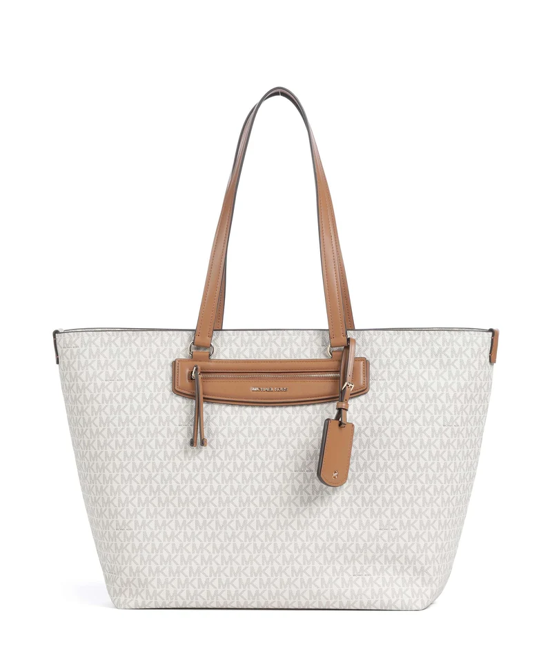 Michael Kors Jet Set Travel XL Bolsa shopping vanilla/acrn