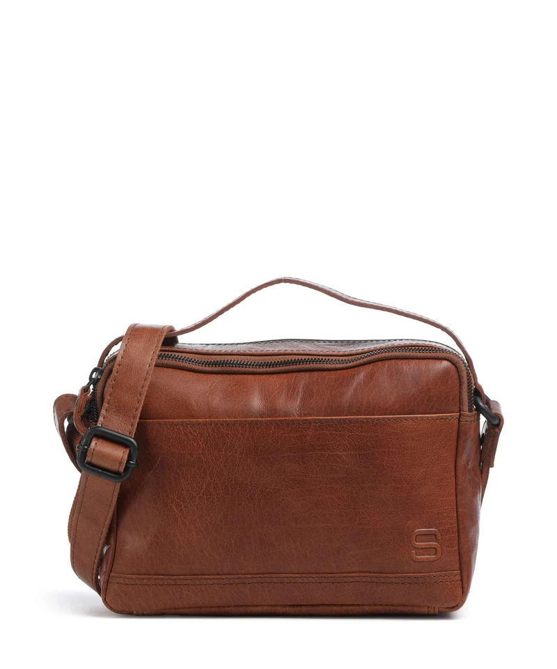 Spikes & Sparrow Bronco Randell Bandolera brandy