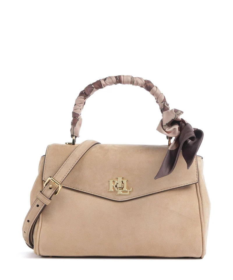 Lauren Ralph Lauren Farrah Small Bolso de mano camel/urban bltng/camel multi