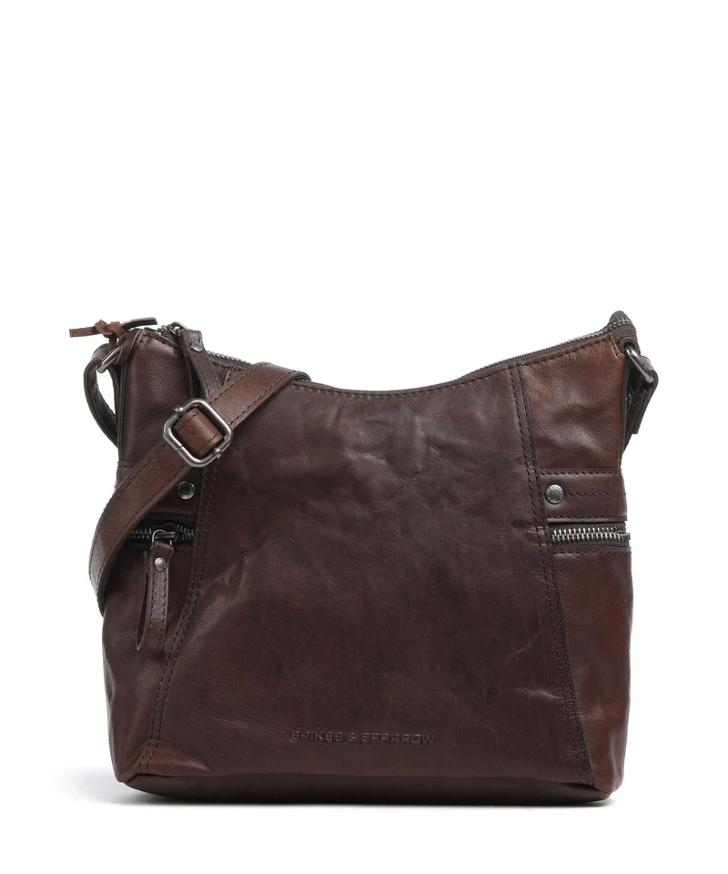 Spikes & Sparrow Bronco Georgia Bandolera dark brown