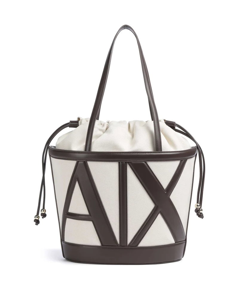 Armani Exchange Marisol Bucket bolso de mano natural/dusk shade