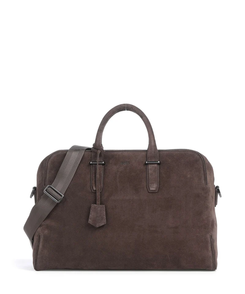 BOSS Madison Bolsa de fin de semana dark brown